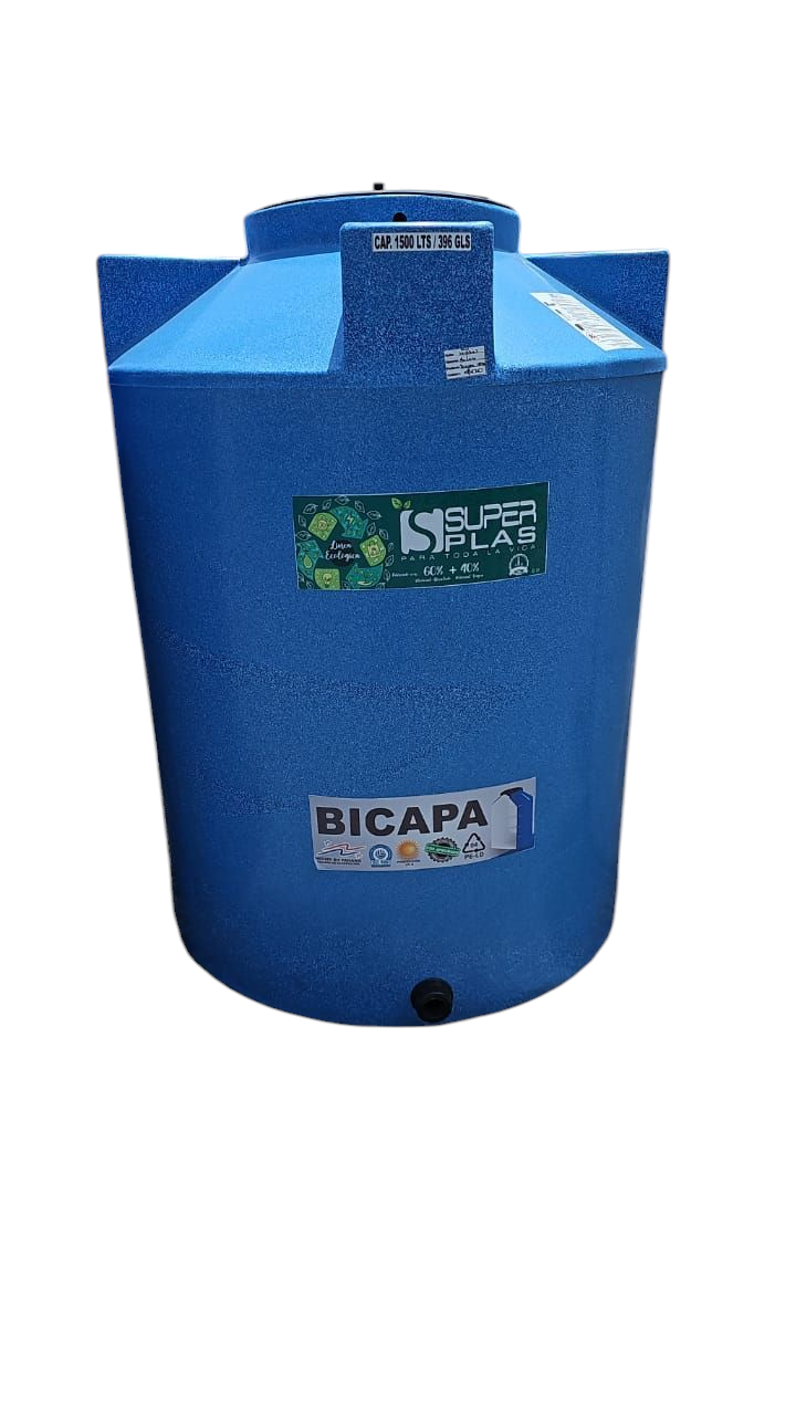 Tanque de Agua Bicapa 1500 Litros (396 gal) – Superplas