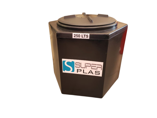 Tanque de Agua Tipo Hexagonal 250 Litros (66 gal) – Superplas